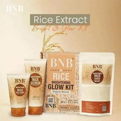 Rice Extract Brightening Glow Kit for All Skin Types