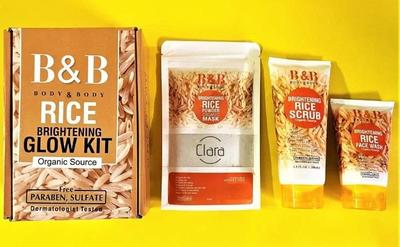 Rice Extract Brightening Glow Kit for All Skin Types