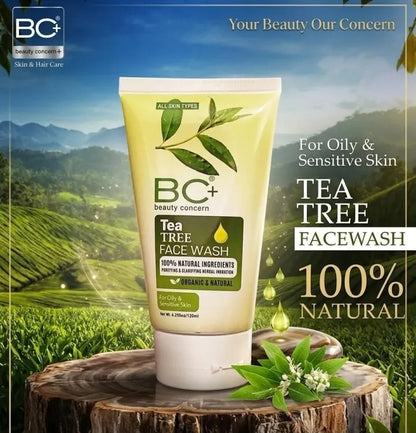 Tea Tree Face Wash & Cream Pack of 2 Loved by 8+