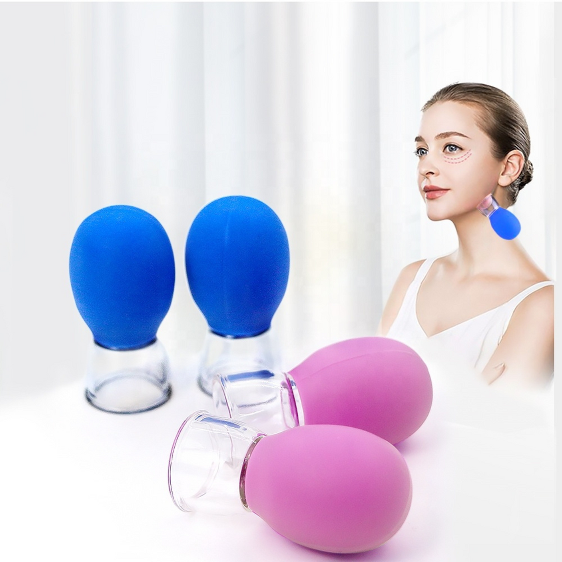 Silicone Guasha Cupping Therapy Massage Cups